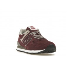 Кроссовки New Balance 574 Burgundy White