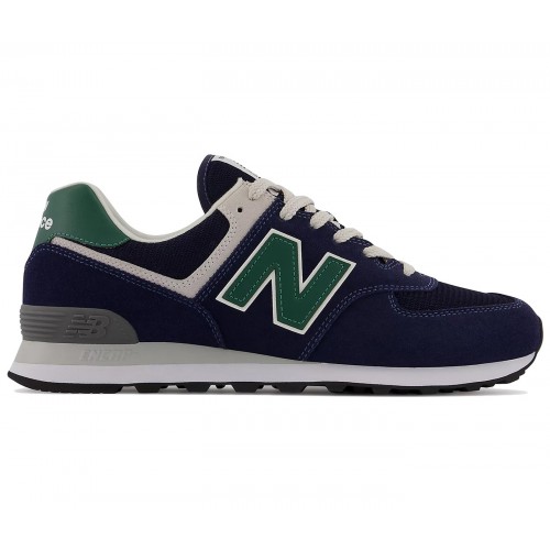 Кроссы New Balance 574v2 Navy Green - мужская сетка размеров