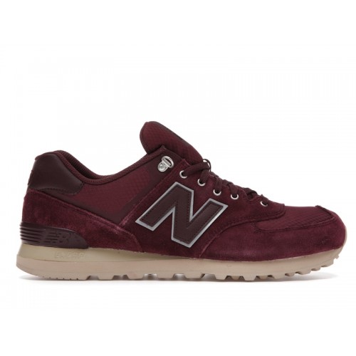 Кроссы New Balance 574 Outdoor Activist Burgundy - мужская сетка размеров