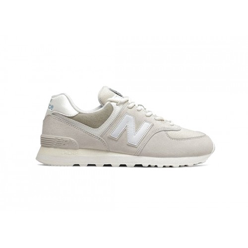 Кроссы New Balance 574 Light Grey - мужская сетка размеров