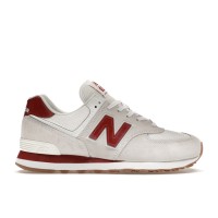 Кроссовки New Balance 574 White Red Gum