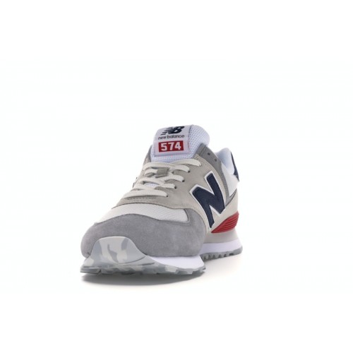 Кроссы New Balance 574 Marbled Street Grey - мужская сетка размеров