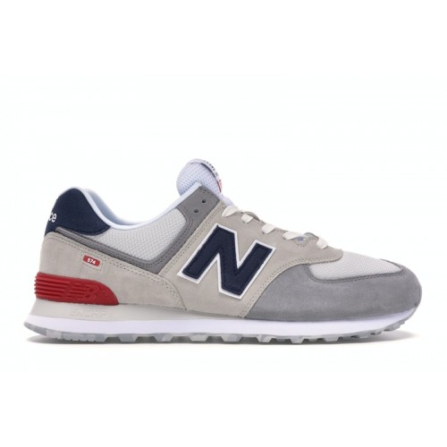Кроссы New Balance 574 Marbled Street Grey - мужская сетка размеров
