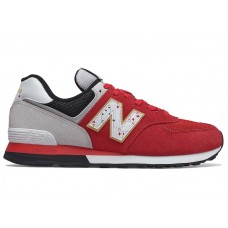 Кроссовки New Balance 574 Playing Card Red Grey