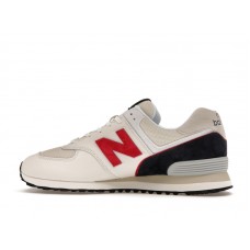 Кроссовки New Balance 574 White Red Navy
