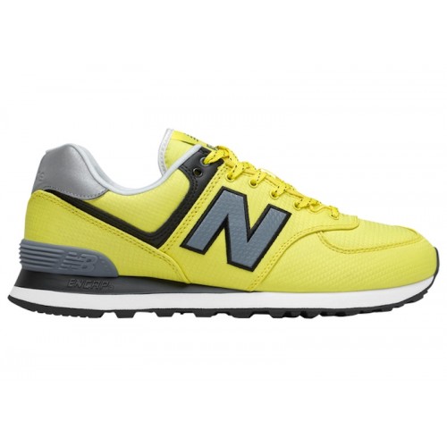 Кроссы New Balance 574 Citra Yellow - мужская сетка размеров