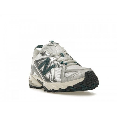 Кроссы New Balance 610 Silver Metallic Reflection Green - мужская сетка размеров