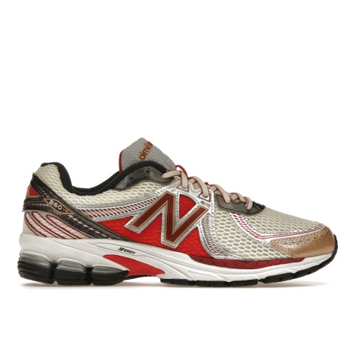 Кроссы New Balance 860v2 Aime Leon Dore Red - мужская сетка размеров