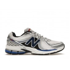 Кроссовки New Balance 860v2 White Team Royal Silver