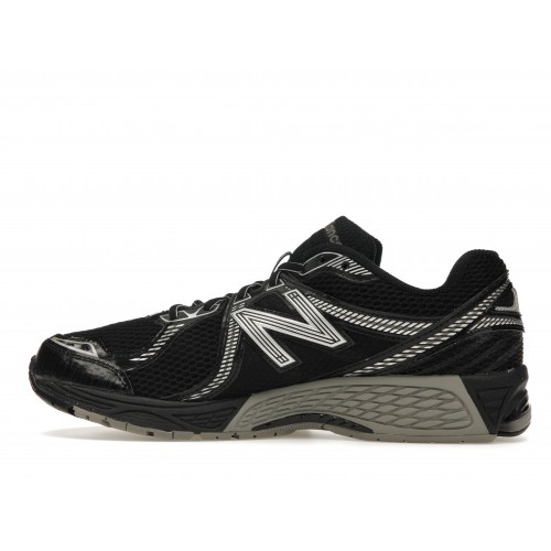 Кроссы New Balance 860v2 Black Silver - мужская сетка размеров