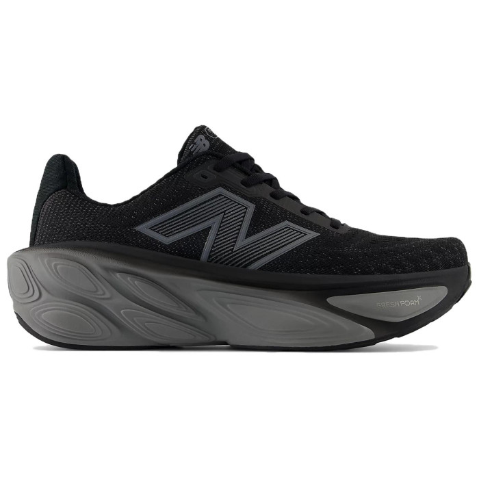 New Balance Fresh Foam X More v5 Black Silver Metallic - мужская сетка размеров New Balance Fresh Foam X More v5 Black Silver Metallic - мужская сетка размеров