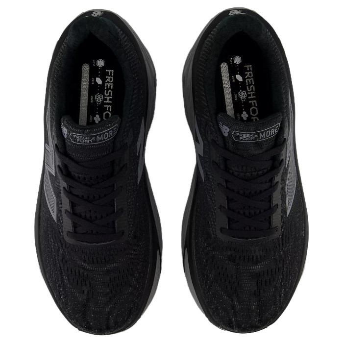 New Balance Fresh Foam X More v5 Black Silver Metallic - мужская сетка размеров New Balance Fresh Foam X More v5 Black Silver Metallic - мужская сетка размеров