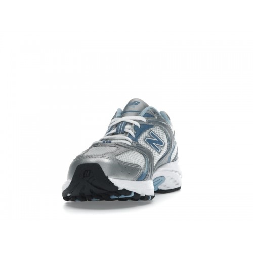 Кроссы New Balance 530 Silver Metallic Heron Blue - мужская сетка размеров