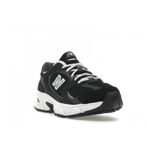 Кроссы New Balance 530 Classic Black Grey - мужская сетка размеров