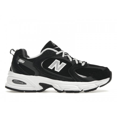 Кроссы New Balance 530 Classic Black Grey - мужская сетка размеров