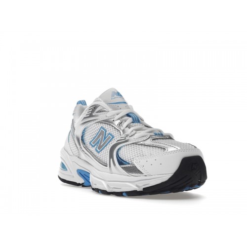 Кроссы New Balance 530 White Sky Blue - мужская сетка размеров