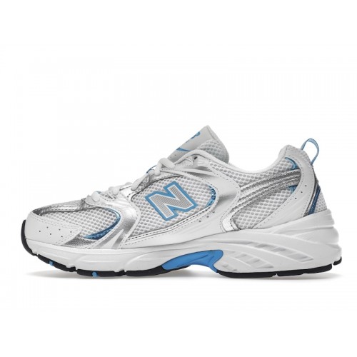 Кроссы New Balance 530 White Sky Blue - мужская сетка размеров