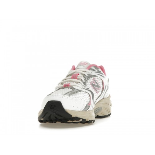 Кроссы New Balance 530 White Pink Vintage - мужская сетка размеров