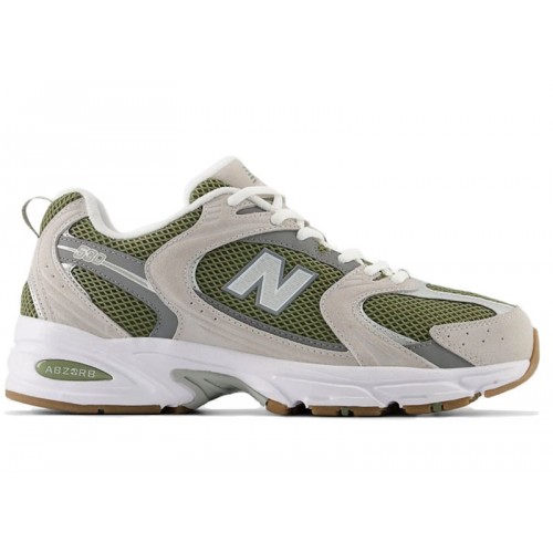 Кроссы New Balance 530 Dark Olivine - мужская сетка размеров