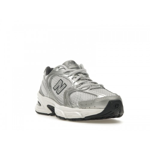 Кроссы New Balance 530 Grey Matter Silver Metallic - мужская сетка размеров