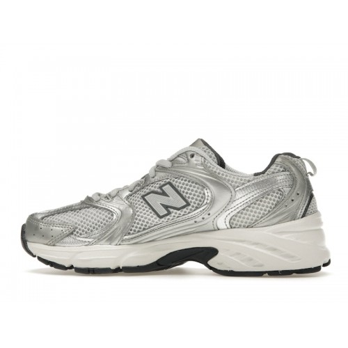 Кроссы New Balance 530 Grey Matter Silver Metallic - мужская сетка размеров