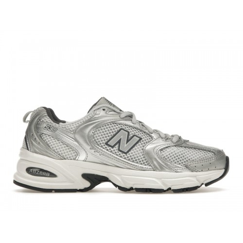 Кроссы New Balance 530 Grey Matter Silver Metallic - мужская сетка размеров