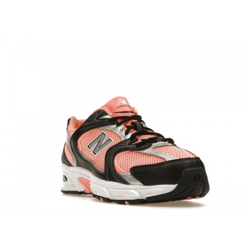 Кроссы New Balance 530 Pink Magnet Black - мужская сетка размеров