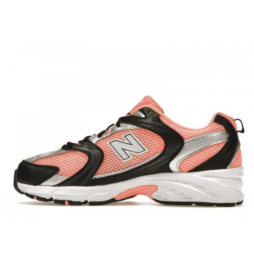 Кроссы New Balance 530 Pink Magnet Black - мужская сетка размеров