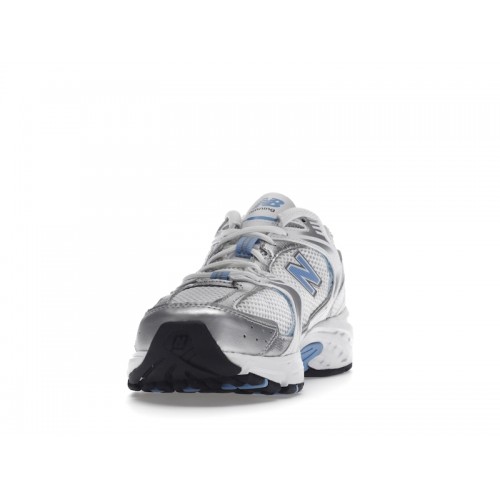 Кроссы New Balance 530 White Carolina Blue - мужская сетка размеров