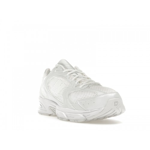 Кроссы New Balance 530 Triple White - мужская сетка размеров