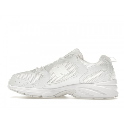 Кроссы New Balance 530 Triple White - мужская сетка размеров