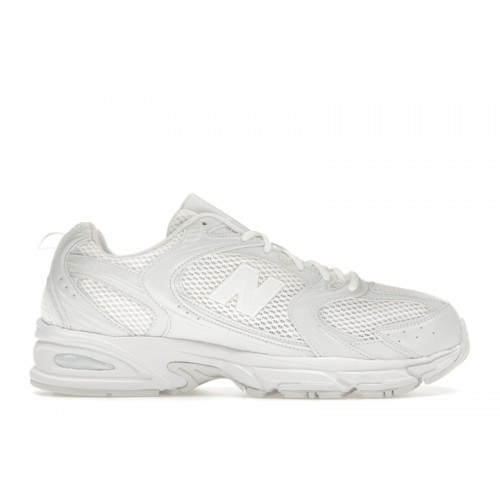 Кроссы New Balance 530 Triple White - мужская сетка размеров
