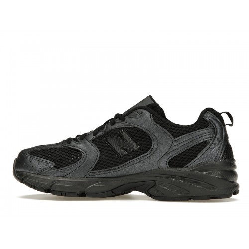 Кроссы New Balance 530 Black Dark Grey - мужская сетка размеров