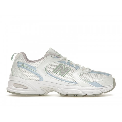 Кроссы New Balance 530 White Light Chrome Blue Clay Ash - мужская сетка размеров