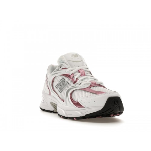Кроссы New Balance 530 White Pink Sugar - мужская сетка размеров