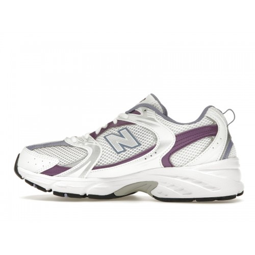Кроссы New Balance 530 White Violet - мужская сетка размеров