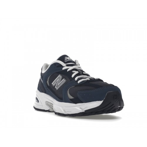 Кроссы New Balance 530 Navy Silver - мужская сетка размеров
