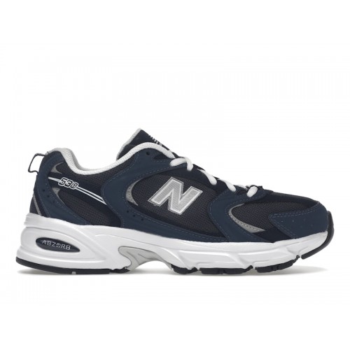 Кроссы New Balance 530 Navy Silver - мужская сетка размеров