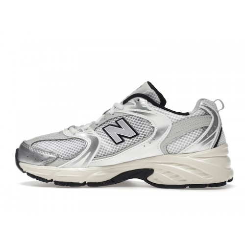 Кроссы New Balance 530 Silver Cream - мужская сетка размеров