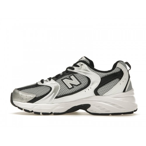 Кроссы New Balance 530 Silver White - мужская сетка размеров