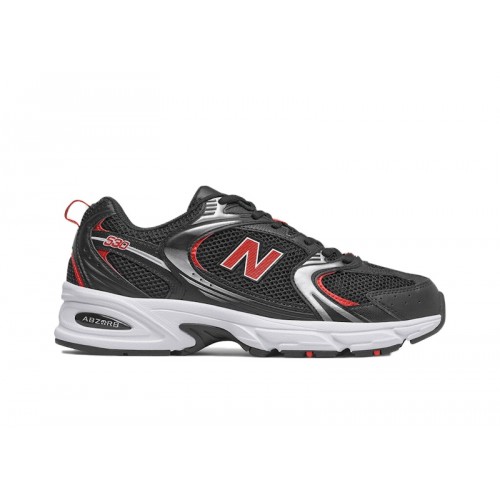 Кроссы New Balance 530 Black Red - мужская сетка размеров