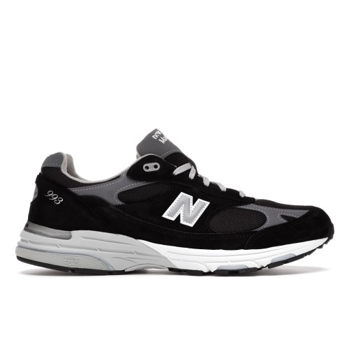 Кроссы New Balance 993 MiUSA Black - мужская сетка размеров