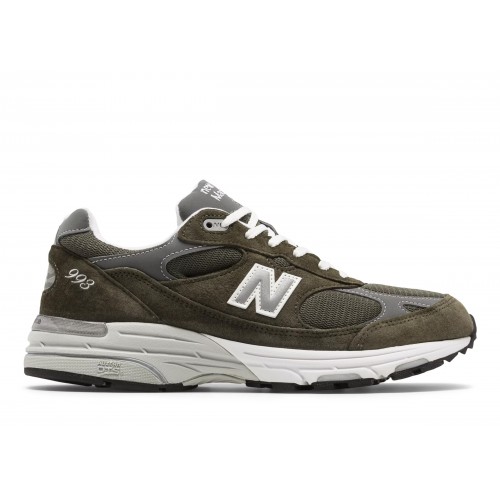 Кроссы New Balance 993 MiUSA Military Green - мужская сетка размеров