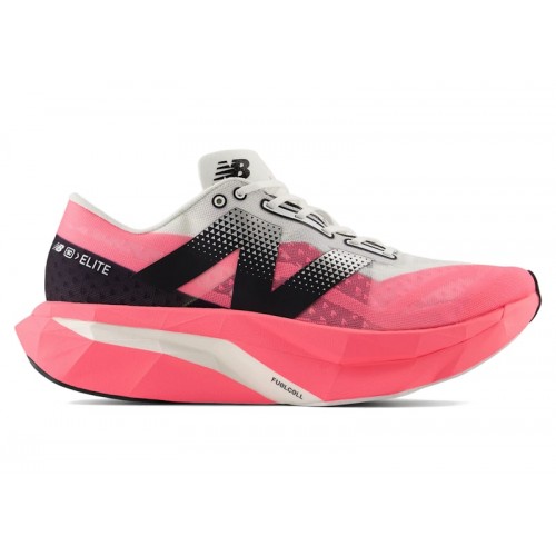 Кроссы New Balance FuelCell SuperComp Elite v4 Ultra Pink White Black - мужская сетка размеров