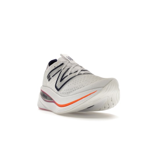 Кроссы New Balance FuelCell SuperComp White Pink Orange - мужская сетка размеров