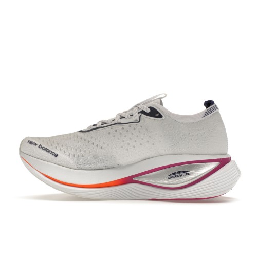 Кроссы New Balance FuelCell SuperComp White Pink Orange - мужская сетка размеров