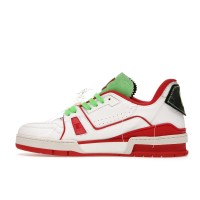 Кроссовки Louis Vuitton Trainer Neon Red