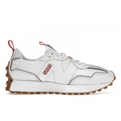 Кроссы New Balance 327 Aries White - мужская сетка размеров