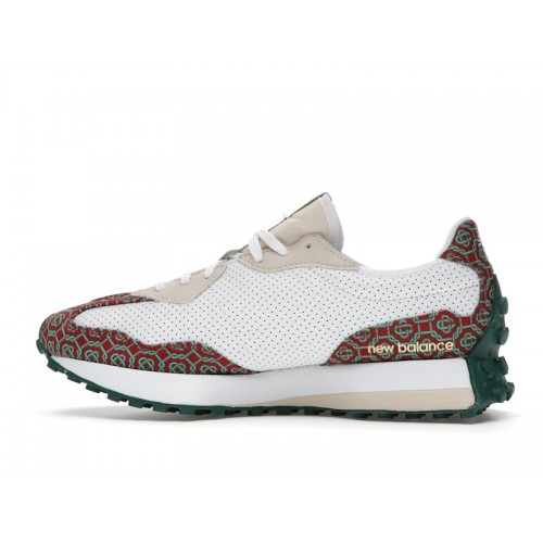 Кроссы New Balance 327 Casablanca Red Monogram - мужская сетка размеров