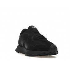 Кроссовки New Balance 327 Black White Tongue Logo